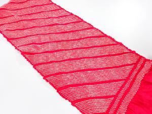 正絹　振袖用　絞り　帯揚げ